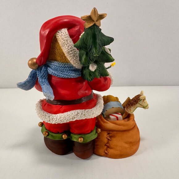 Cherished Teddies St. Nick Figurine Santa Claus Lights Up Special Delivery - Picture 3 of 7